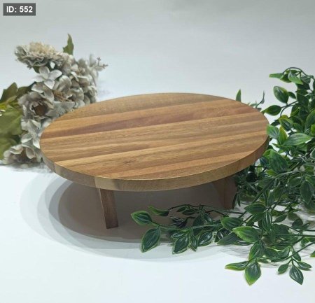 طبلية خشب دائري