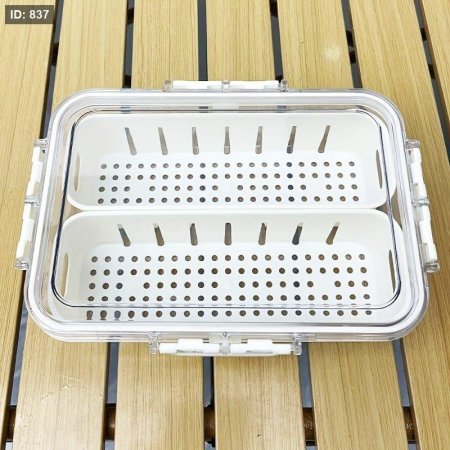 علبة ثلاجة اكريليك قصير سلتين