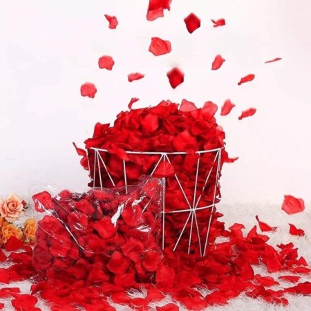 بتلات ورد صناعي